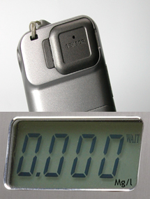 AL7000 Alcoscan Pro Showing Clear 3 Decimal Place LCD Display